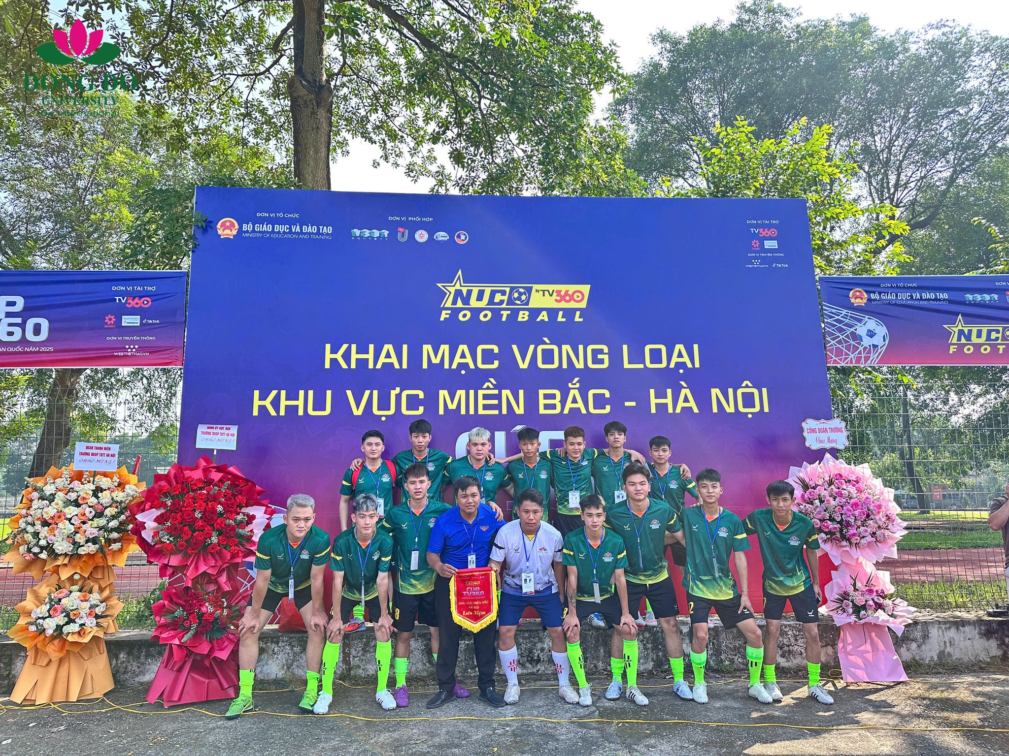 Trường Đại học Đông Đô tham dự Giải Bóng đá Sinh viên Toàn quốc – Cúp TV360