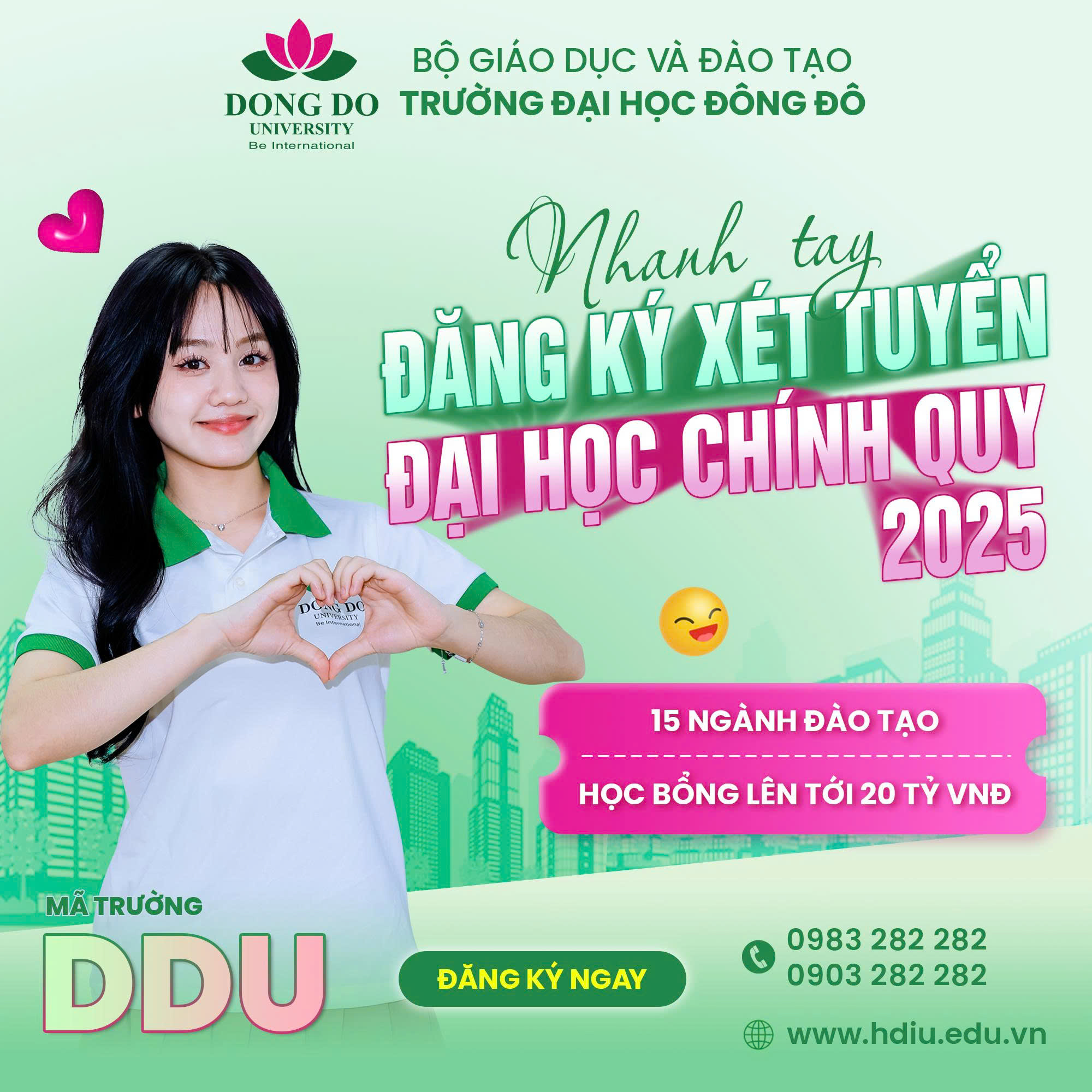 Đăng ký xét tuyển 2025