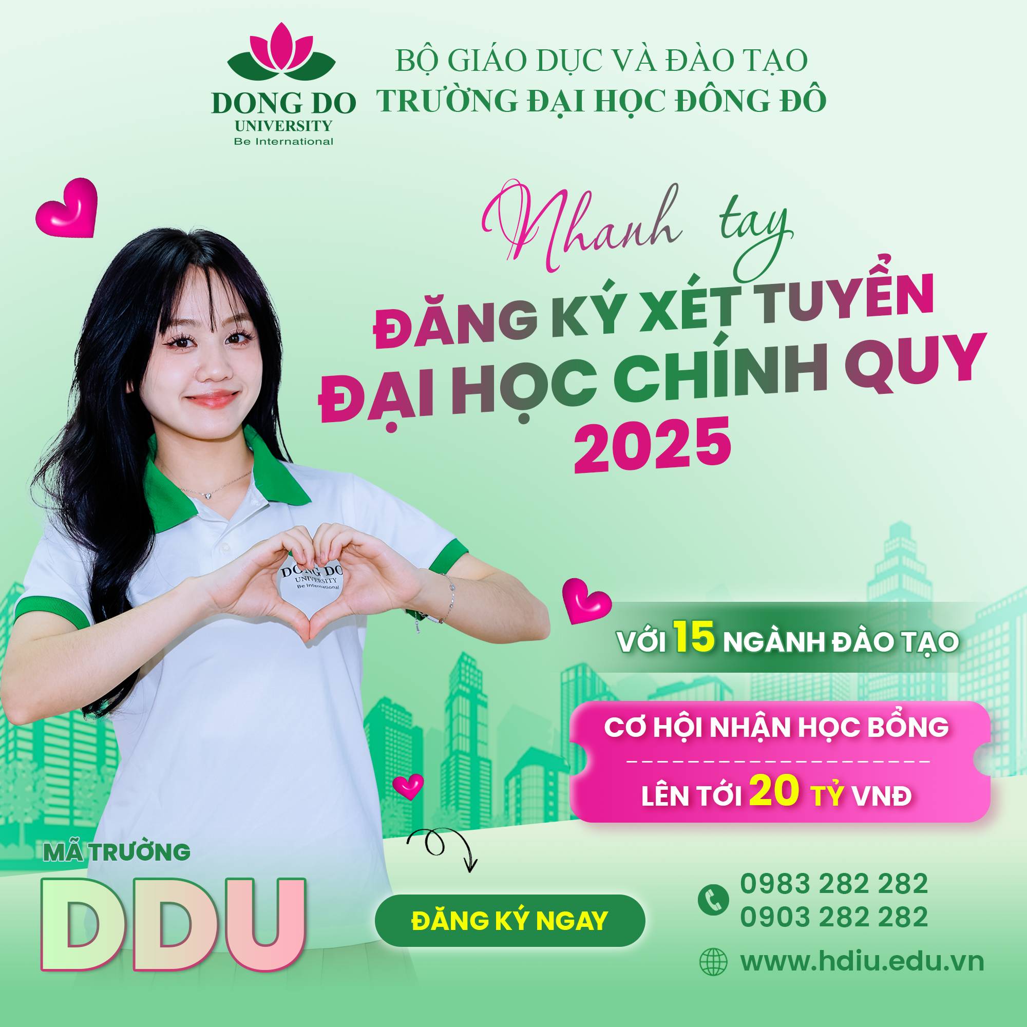 Đăng ký xét tuyển 2025