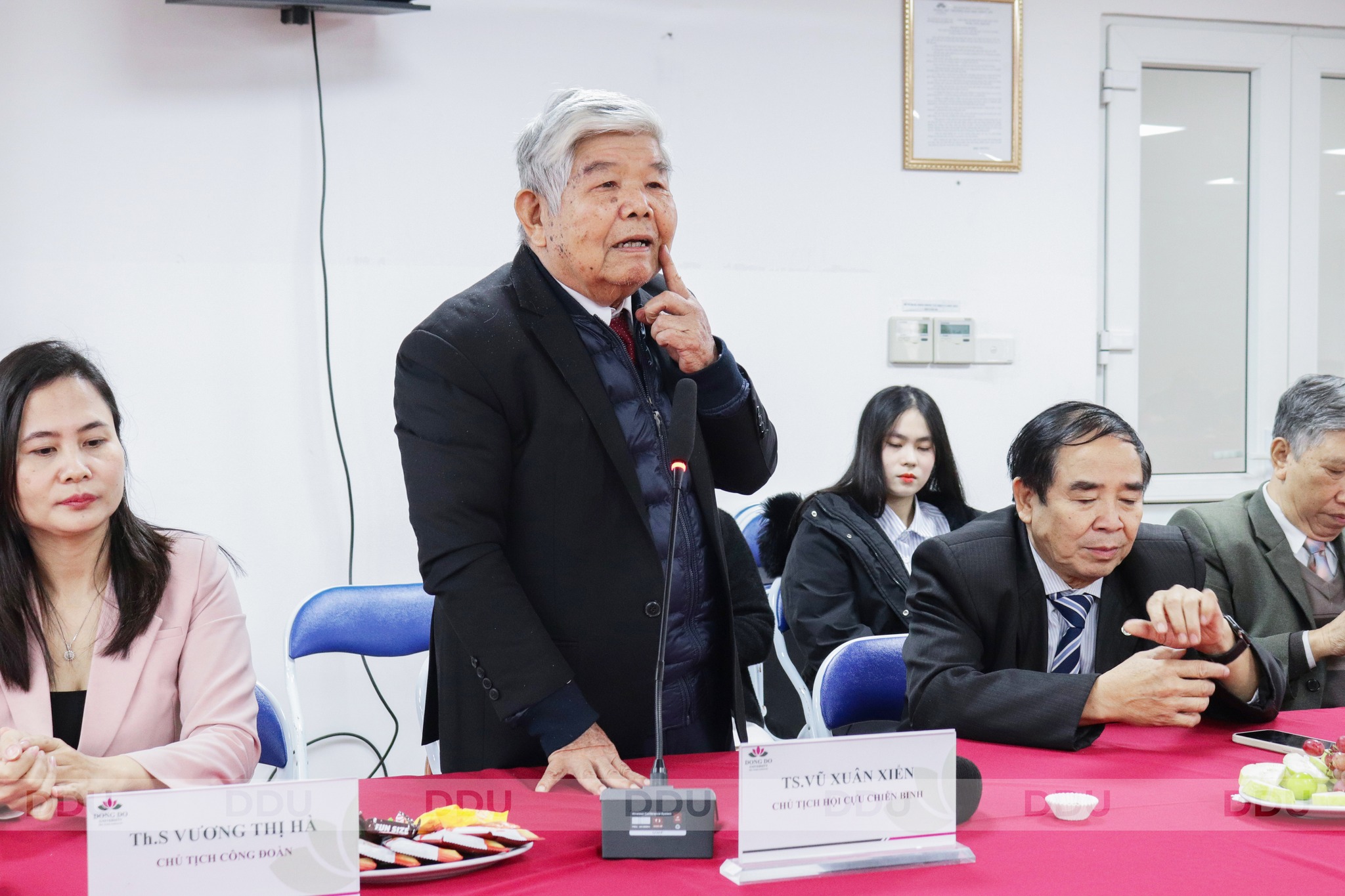 TS. Vũ Xu&acirc;n Xiển &ndash; Chủ tịch Hội Cựu chiến binh x&uacute;c động b&agrave;y tỏ